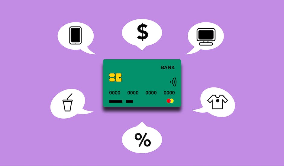 Illustration of credit cards representing their various types and uses.