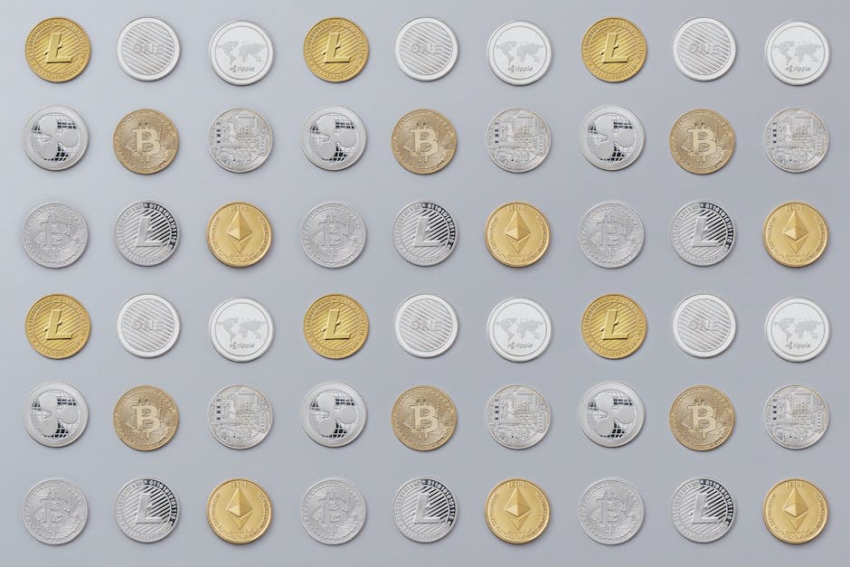 Image depicting various cryptocurrencies