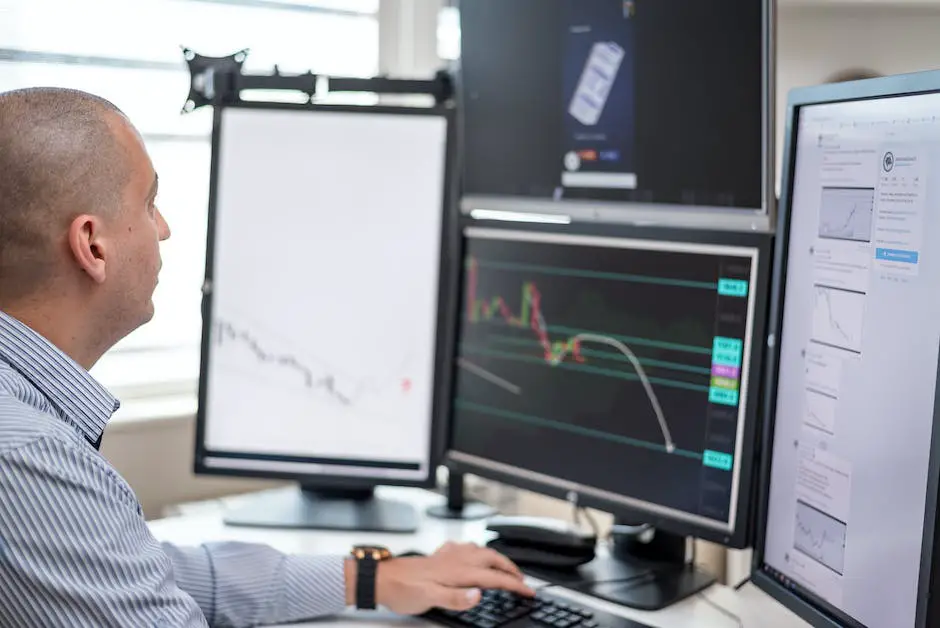 Image depicting a businessman analyzing charts and graphs, symbolizing risk management in trading
